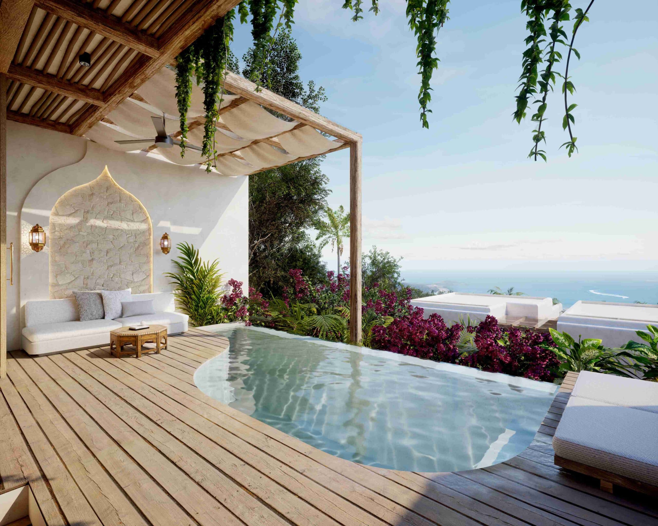 Mango mahala 2br villa pool area